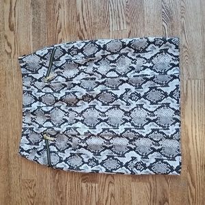 (2) MICHAEL Michael Kors Reptile Snake Print Fitted Bodycon Work or Play Classy